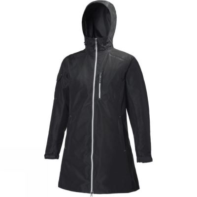 Chaquetas Helly Hansen Long Belfast Mujer Negras - Chile AIF056832